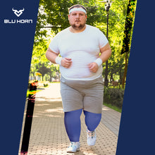 Load image into Gallery viewer, Knee High Compression Socks 15-20 mmHg for Women & Men(3XL to 5XL) size - Bluhornamz