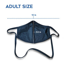 Load image into Gallery viewer, Large Size - Black,Blue,Gray Face Mask with Lanyard - Bluhornamz