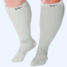 Load image into Gallery viewer, Knee high Compression Socks 15-20 mmHg for Women & Men(2XL to 5XL)size stockings - Bluhornamz
