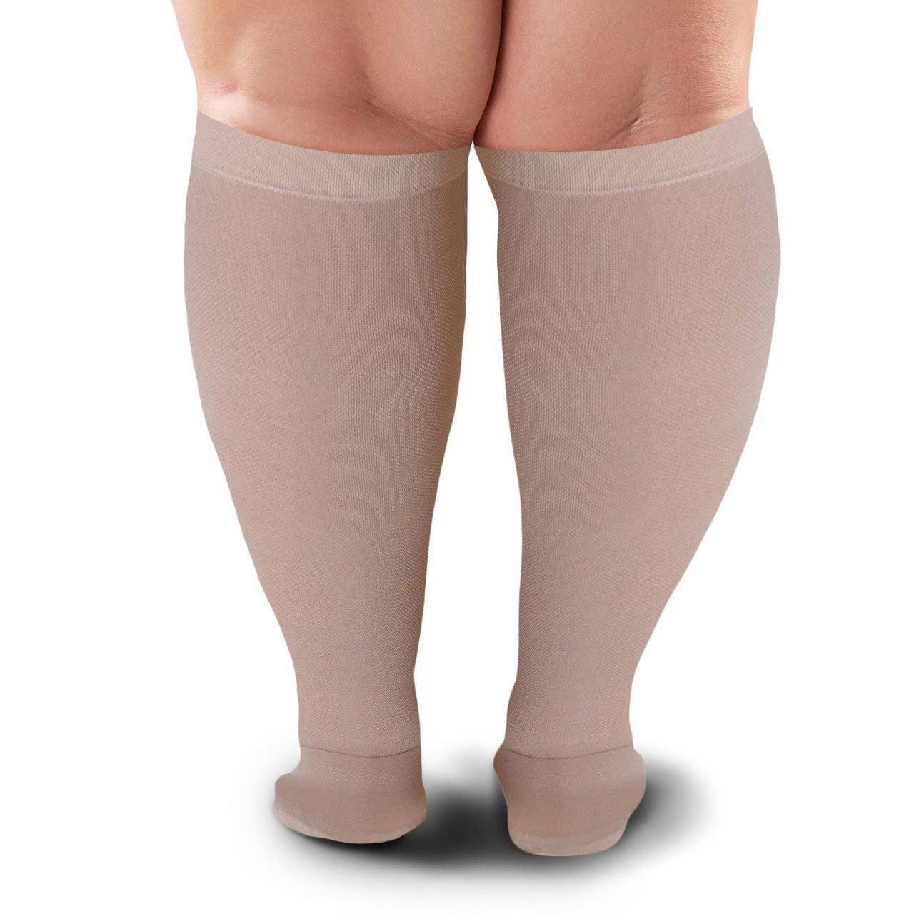 GHK S7 Compression Stocking Above Knee for Support Pressure Varicose Veins  Socks Size : Small Unisex Skin Colour (1Pair) – GHK ONLINE STORE