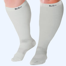 Load image into Gallery viewer, Knee high Compression Socks 15-20 mmHg for Women &amp; Men(2XL to 5XL)size stockings - Bluhornamz
